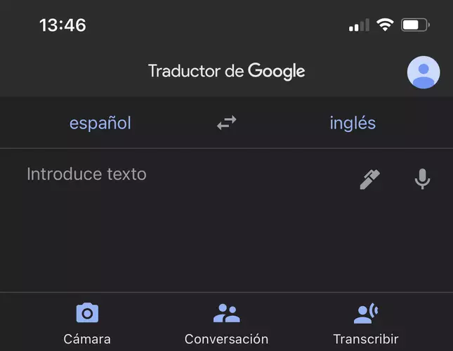 text translator on google mobile