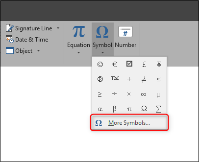 More symbols