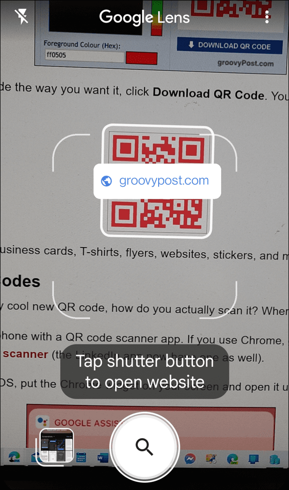 Scan QR codes on Android