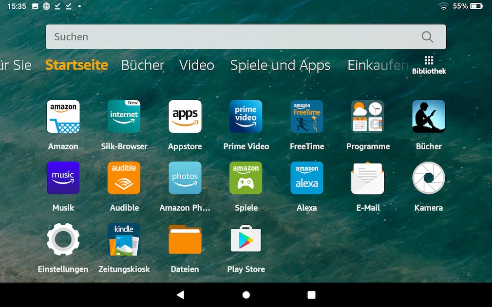 Установите Google Play Store на планшет Amazon Fire