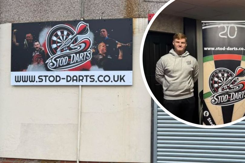 Father and son opening new Normanby darts shop, hoping to achieve success.