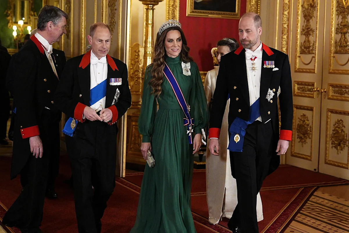 Kate Middleton dans les couleurs du Nigeria, Camilla suit les traces d’Elizabeth II… les plus belles images du banquet d’État