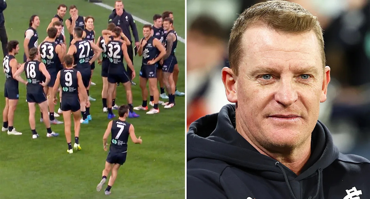 Coach’s defiant response as Carlton faces criticism over post-match behavior